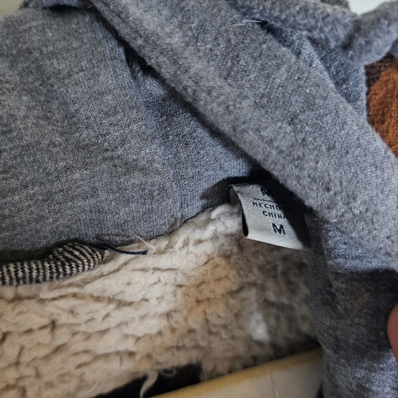 Brown Plaid Levis Sherpa Jacket - Picture 4 of 4